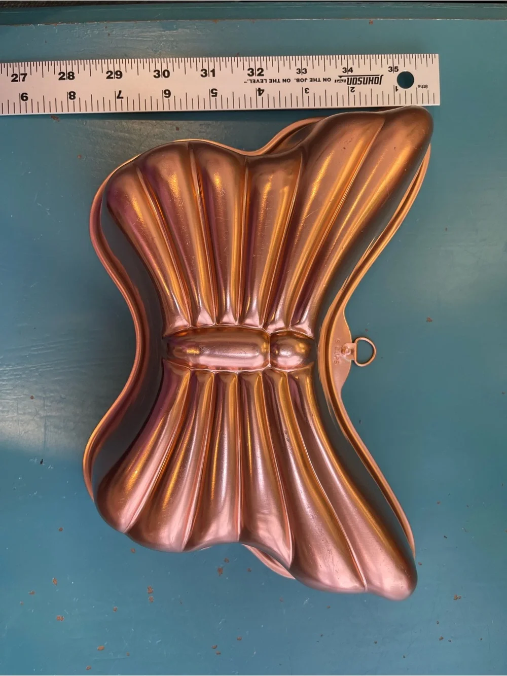 E Clare Copper Butterfly Mold Retro Wall Hanging Kitchen Decor Vintage